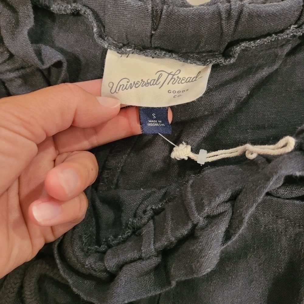 Universal Thread Womens Linen Navy Pull On Shorts Small - Picture 7 of 7